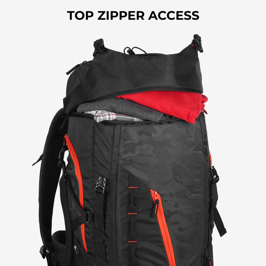 Mont Blanc Expandable Trekking Bag - Black