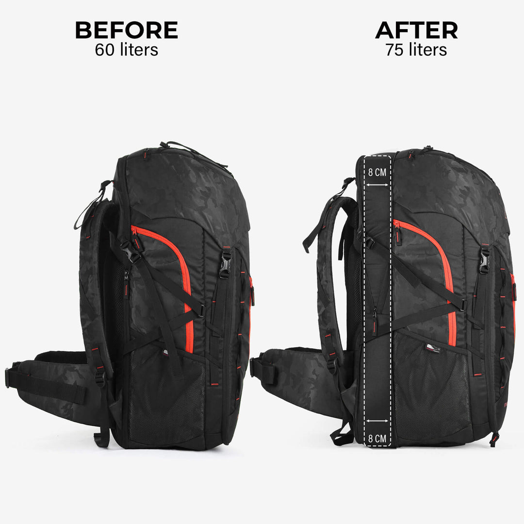 Mont Blanc Expandable Trekking Bag - Black