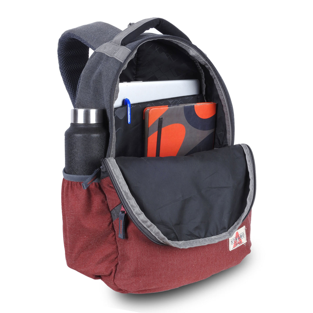 Strabo Cooper Laptop Bag - Colour Maroon 20L Capacity - Strabo
