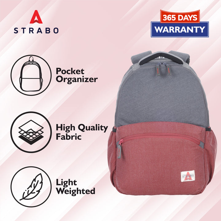 Cooper Casual Backpack - Maroon