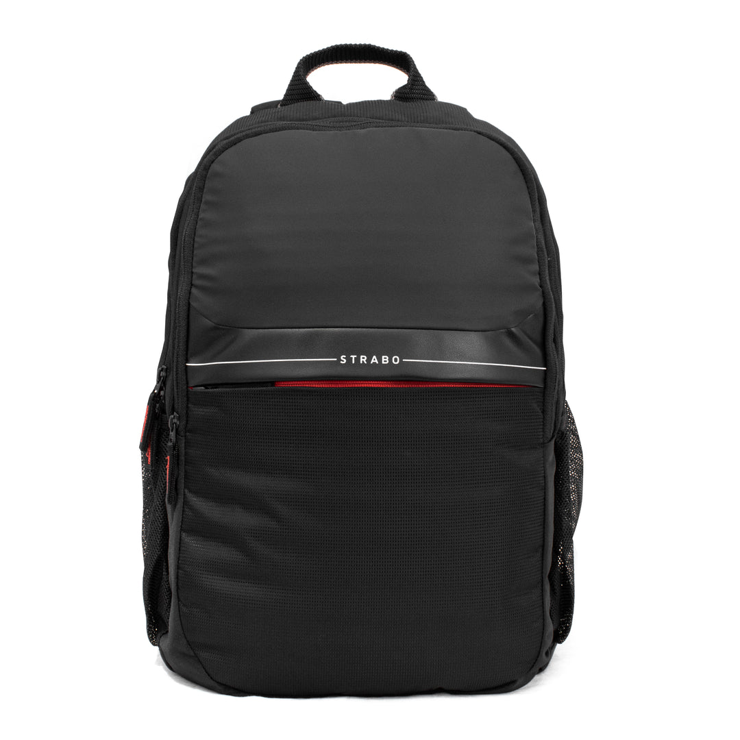 Strabo Aztech 15 inch Laptop Bag - Colour Black 30L Water Resistant - Strabo