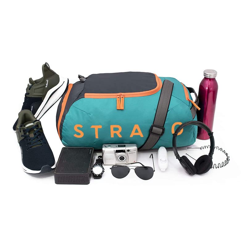 Strabo Weekend Gym & Travel Duffel Bag - Colour Teal 28L Water Resistant - Strabo