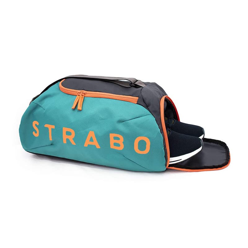 Strabo Weekend Gym & Travel Duffel Bag - Colour Teal 28L Water Resistant - Strabo