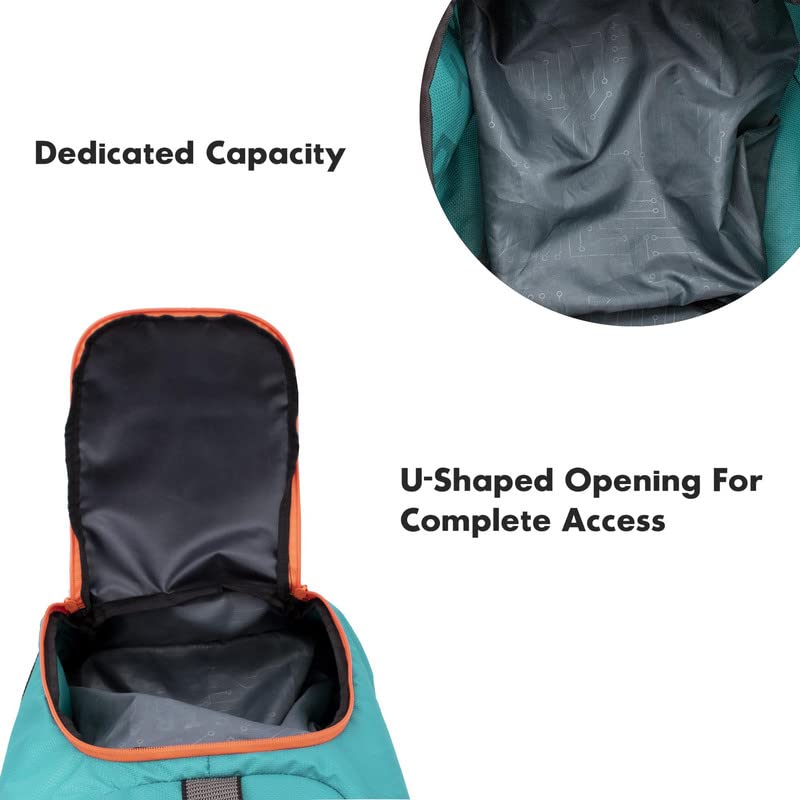 Strabo Weekend Gym & Travel Duffel Bag - Colour Teal 28L Water Resistant - Strabo