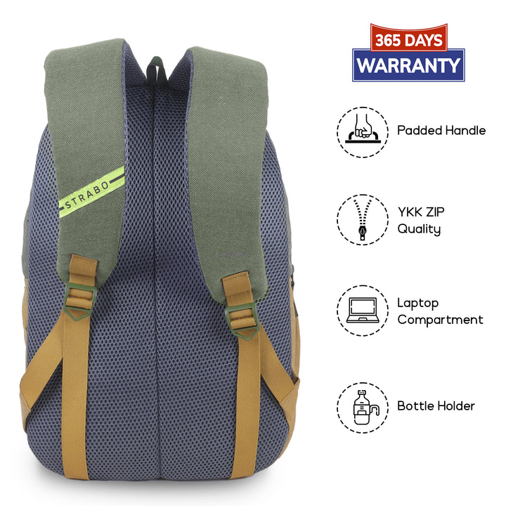 Cooper Casual Backpack - Khaki