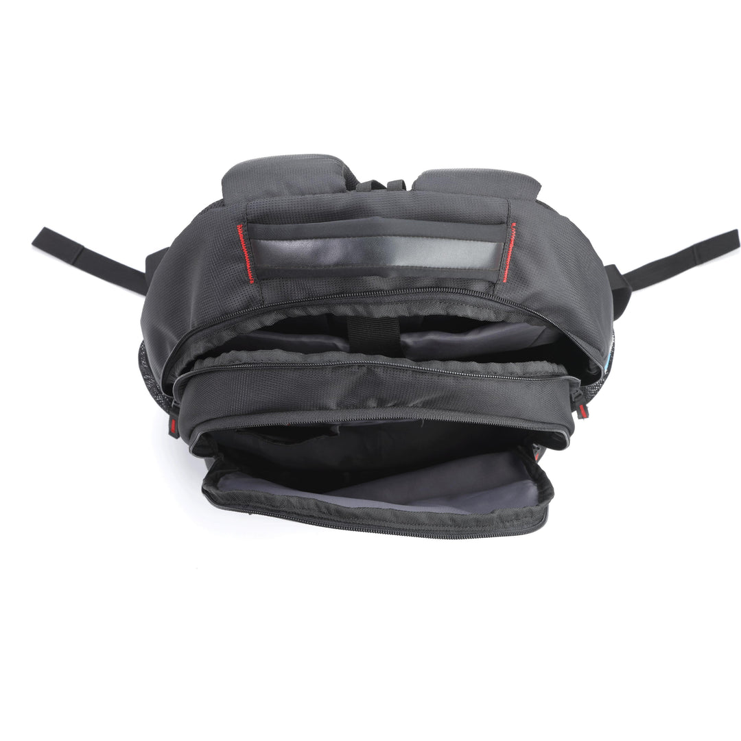 Strabo Moto Laptop Bag School & College Backpacks- Color Black  25L Water Resistant - Strabo