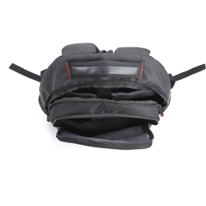 Strabo Moto Laptop Bag School & College Backpacks- Color Black  25L Water Resistant - Strabo