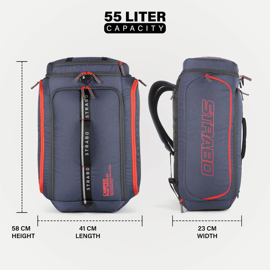 Camper 2-in-1 Duffel + Backpack - Grey