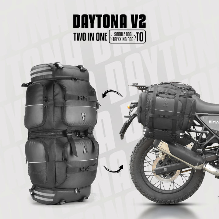 Daytona V2 Convertible Bike Saddle Bag / Trekking Bag