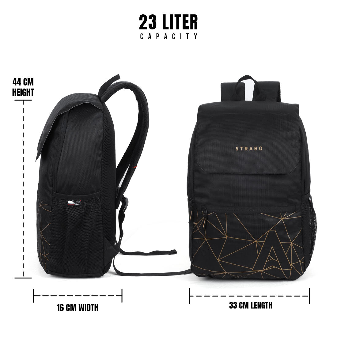 Casual black outlet backpack