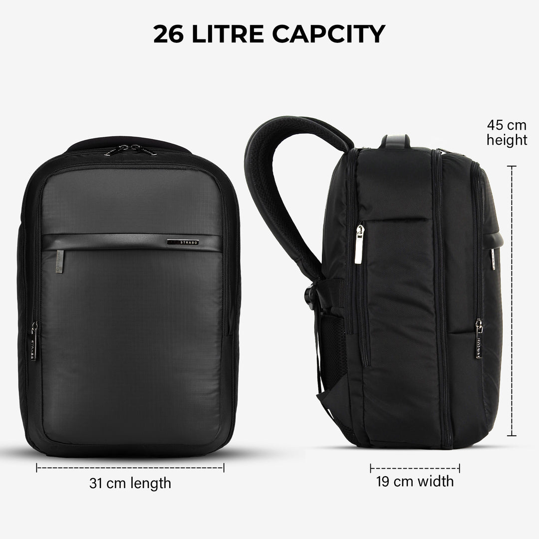 bodypack haulage laptop backpack black Techpack Laptop/Travel Bag – Strabo