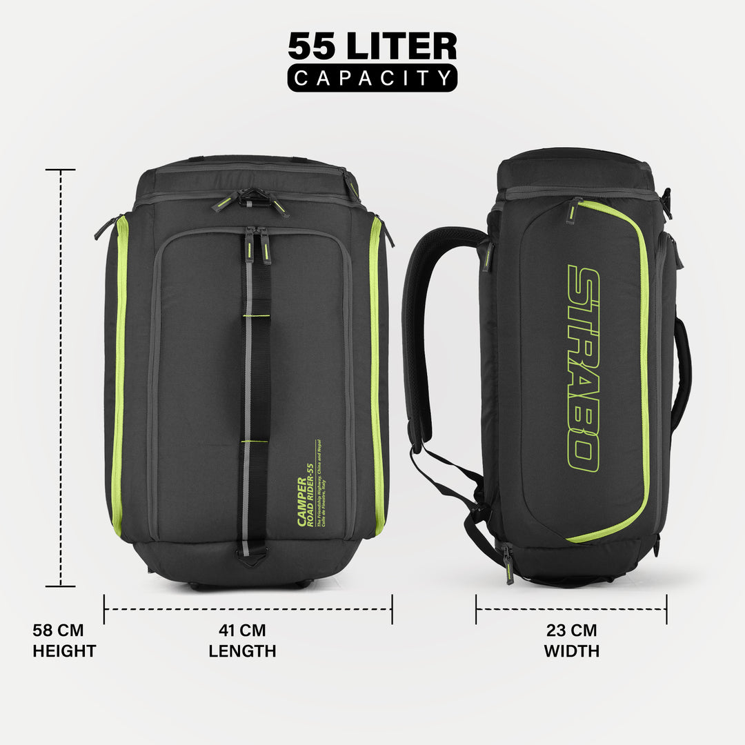 Camper 2-in-1 Duffel + Backpack - Black