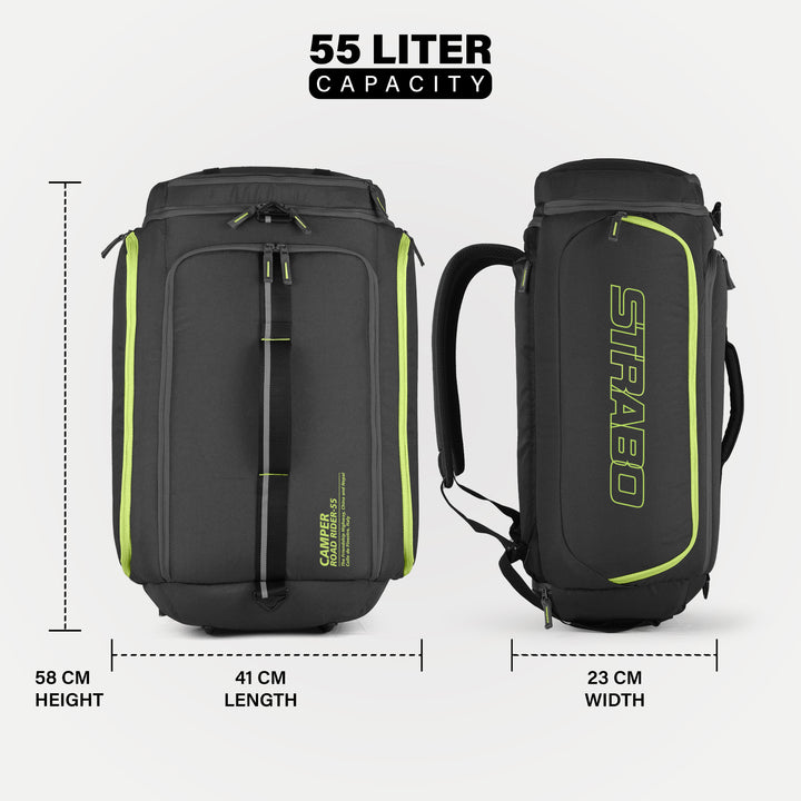 Camper 2-in-1 Duffel + Backpack - Black