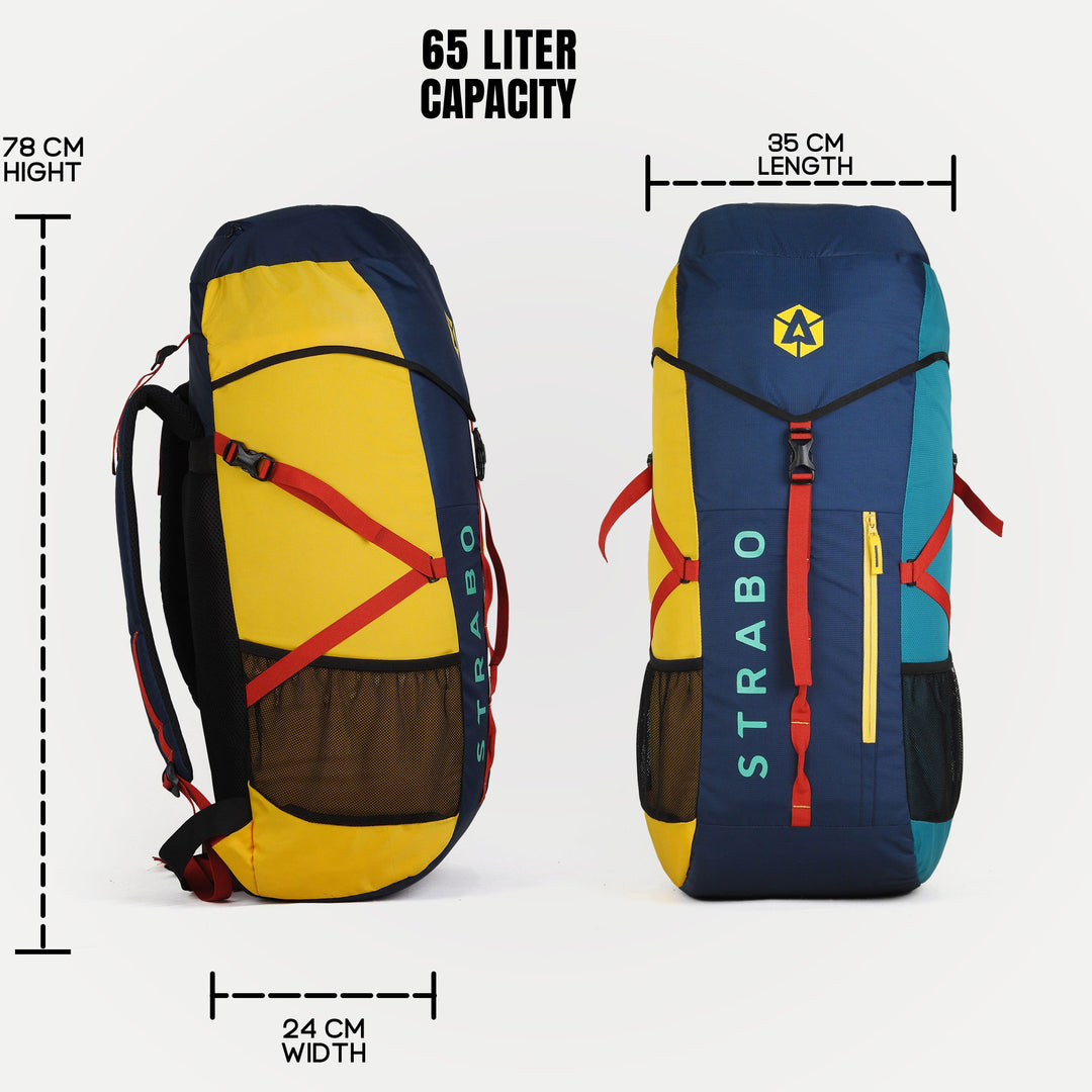 Patagonia Trekking Bag  65 Liters - Yellow Teal