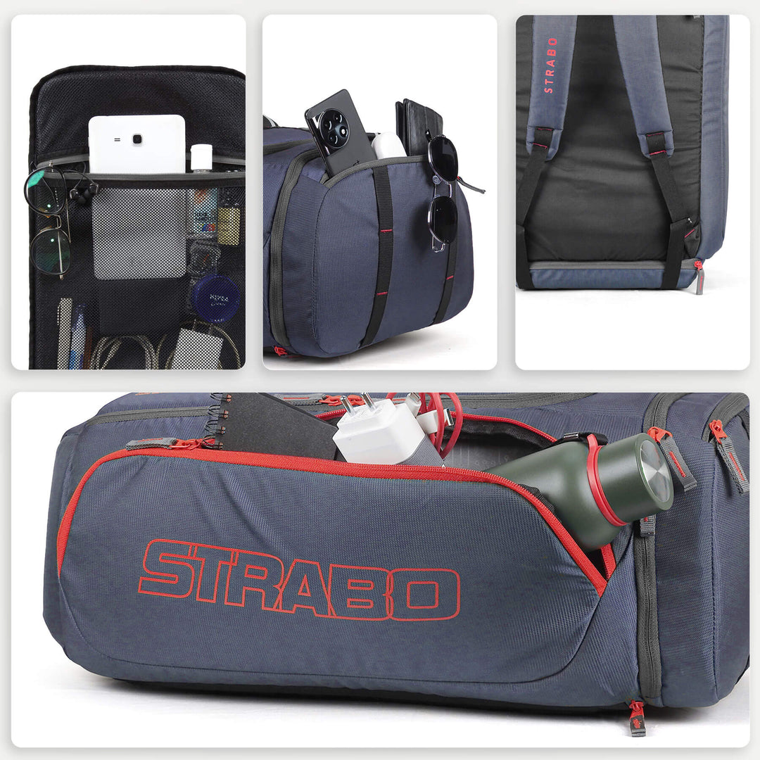 Strabo Bronko Waist Bag for Men & Women - Colour Black 5.5L Water Resistant - Strabo 