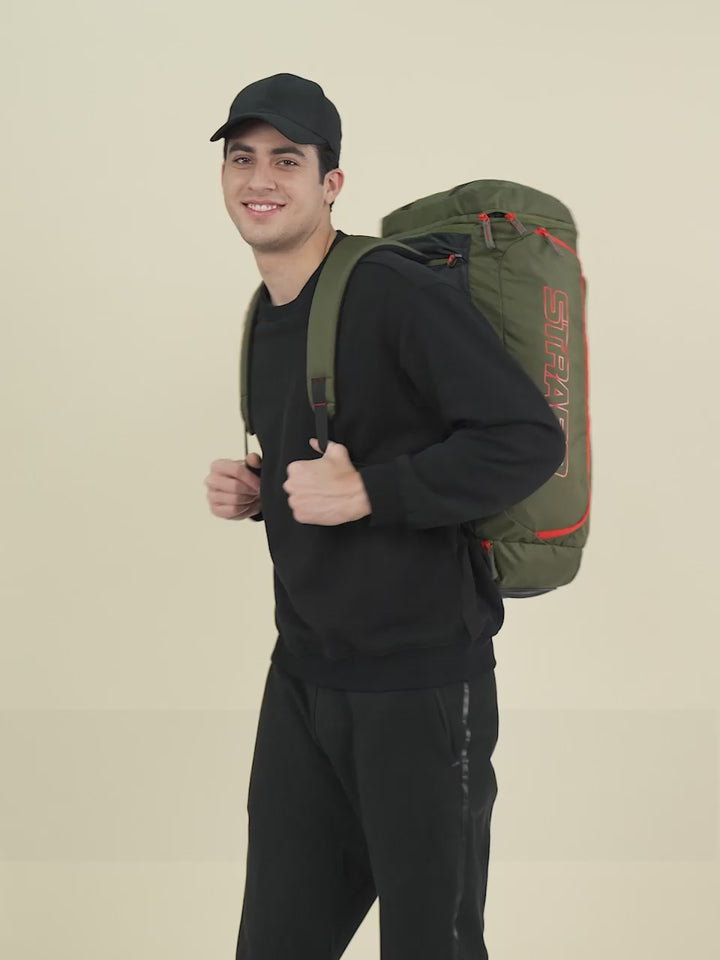 Camper 2-in-1 Duffel + Backpack - Olive