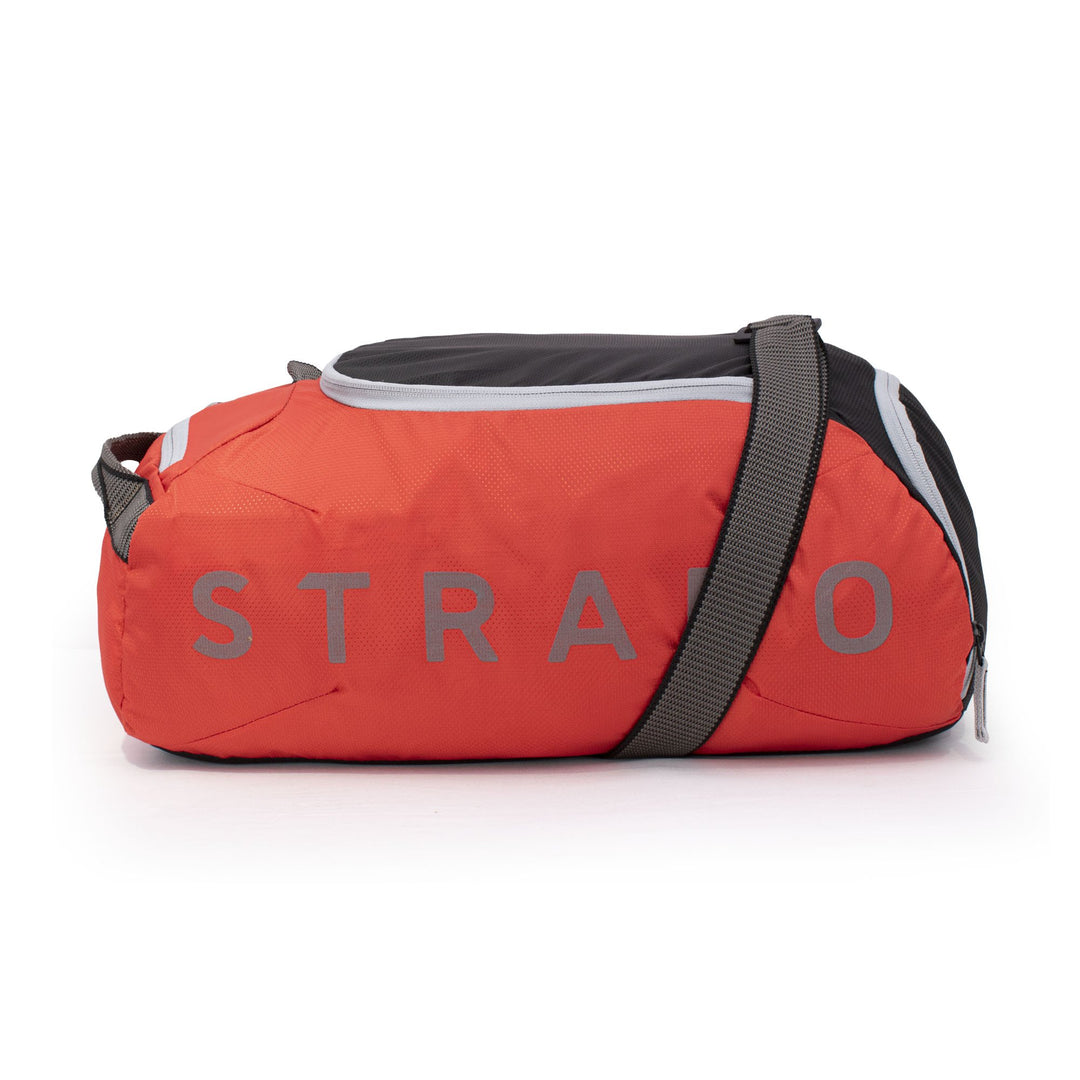 Strabo Weekend Gym & Travel Duffel Bag - Colour Orange 28L Water Resistant - Strabo 