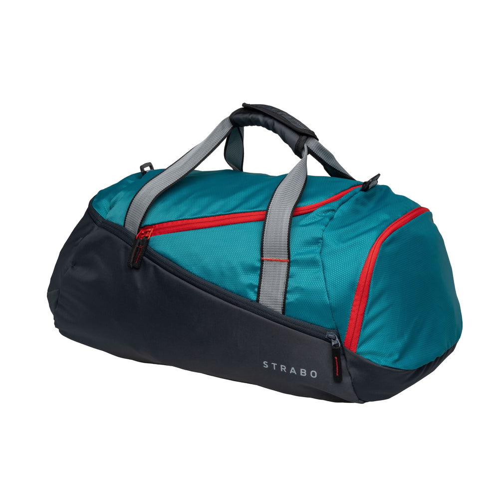 Strabo Rugby Travel Duffel Bag - Colour Teal 45L Water Resistant - Strabo 