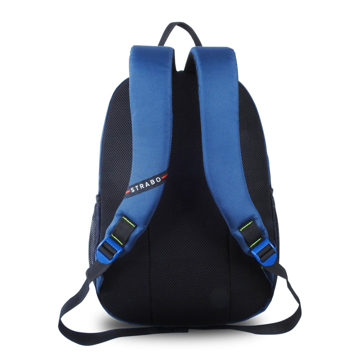 Strabo Aztech 15 inch Laptop Bag - Colour Blue 30L Water Resistant - Strabo 