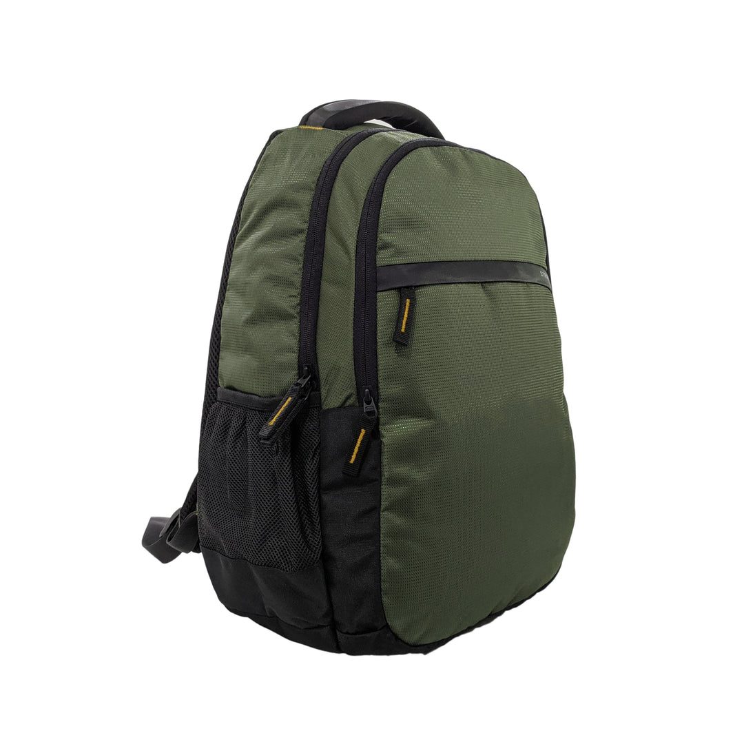 Strabo Moto Laptop Bag School & College Backpacks - Colour Olive 25L Water Resistant - Strabo 