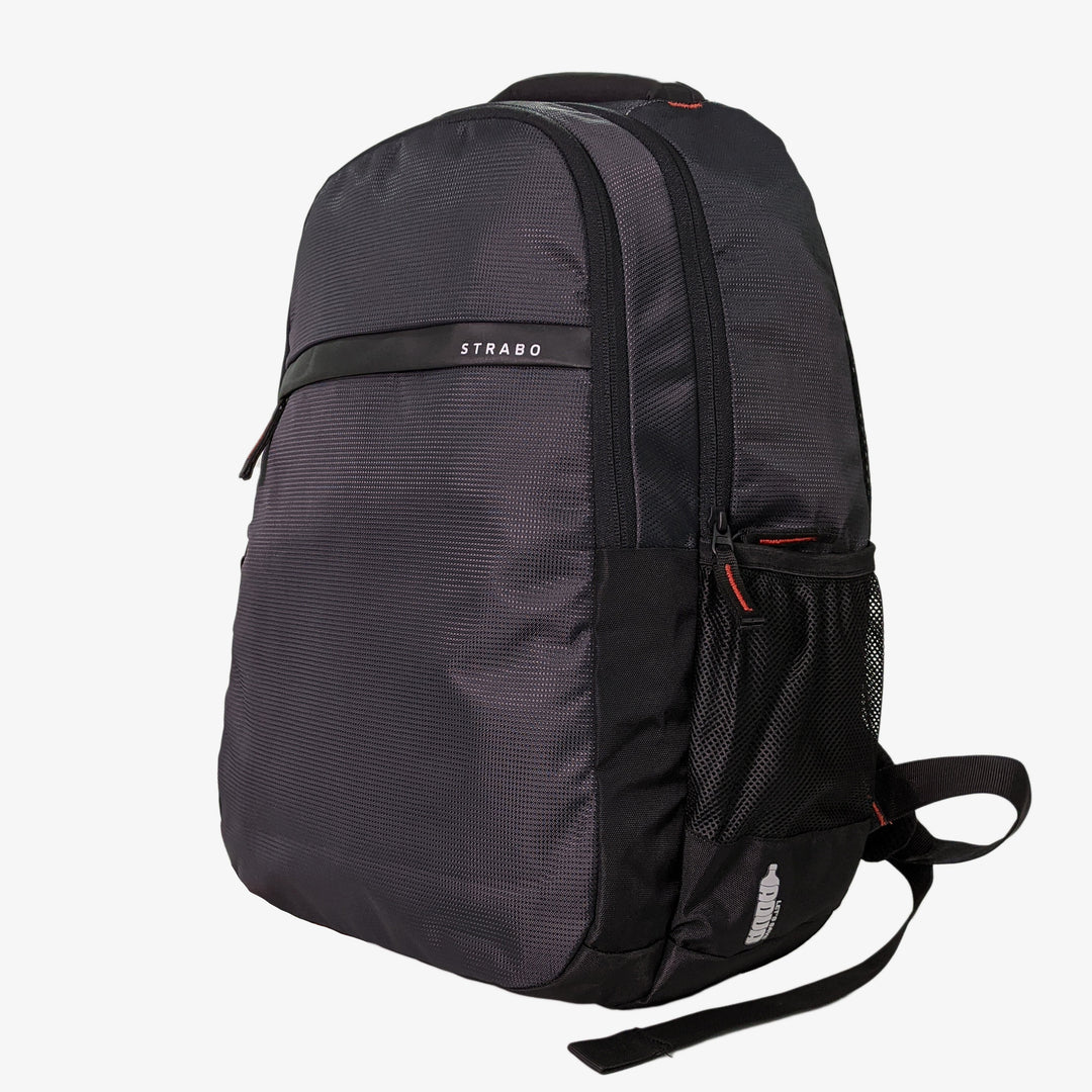 Strabo Moto  Laptop Bag School & College Backpacks - Colour Grey 25L Water Resistant - Strabo 