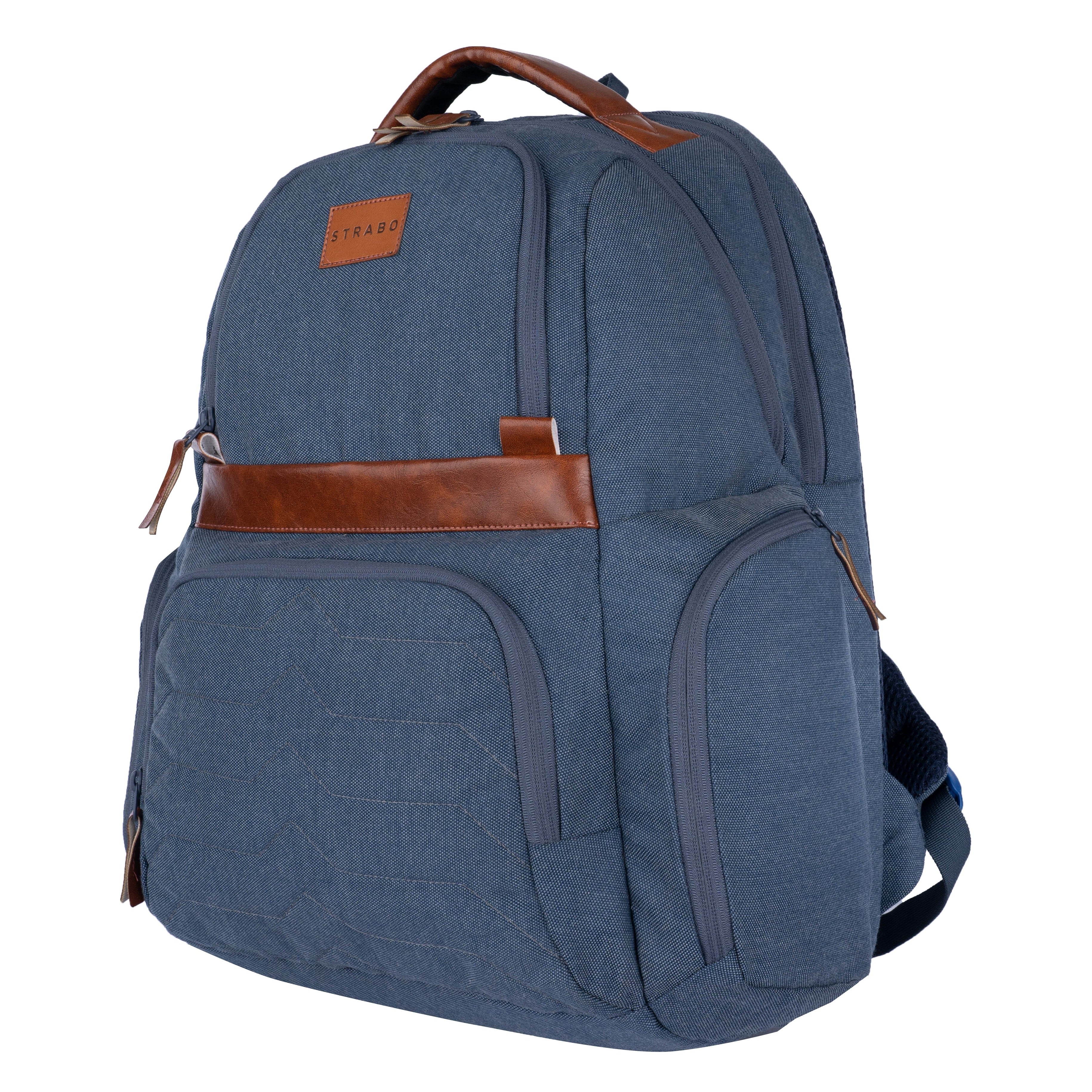 Denim laptop backpack hotsell