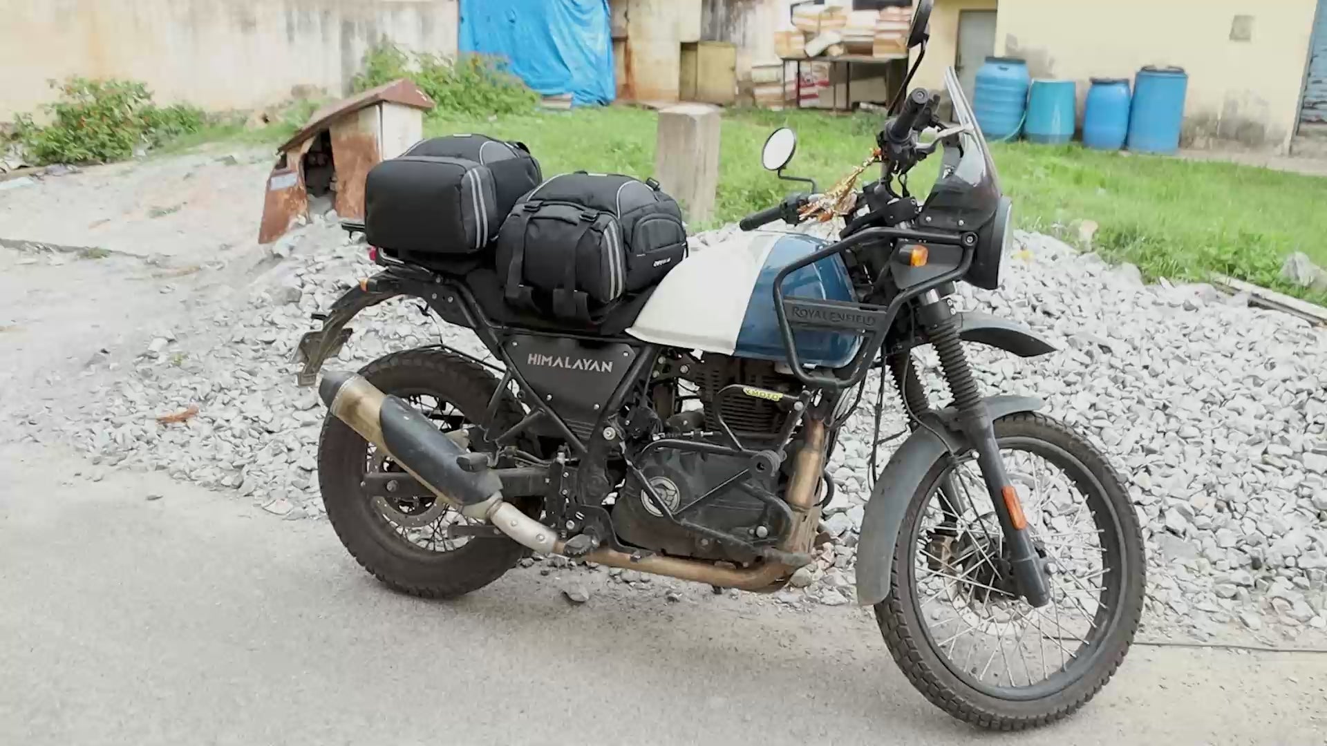 Saddle bag cheap for himalayan bike